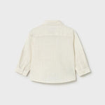 Camicia in lino manica lunga neonato 