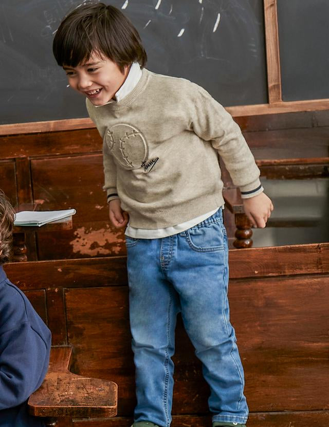 Pantalone soft denim jogger Bambino MAYORAL 