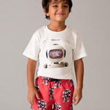 Costume bermuda stampato bambino 