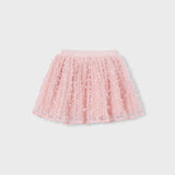 Gonna in tulle con fantasie 