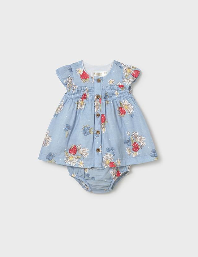 Vestito fragole neonata 