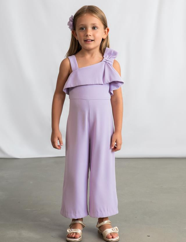 Tuta con fiocchi bambina 