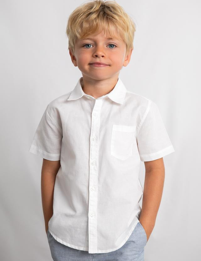 Camicia in lino bambino 