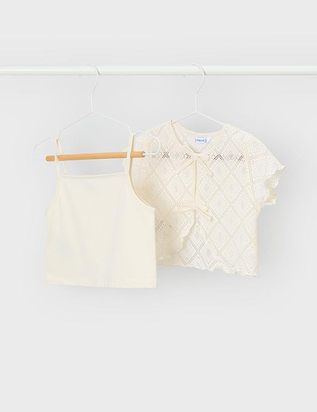 Maglietta 2  pezzi crochet 