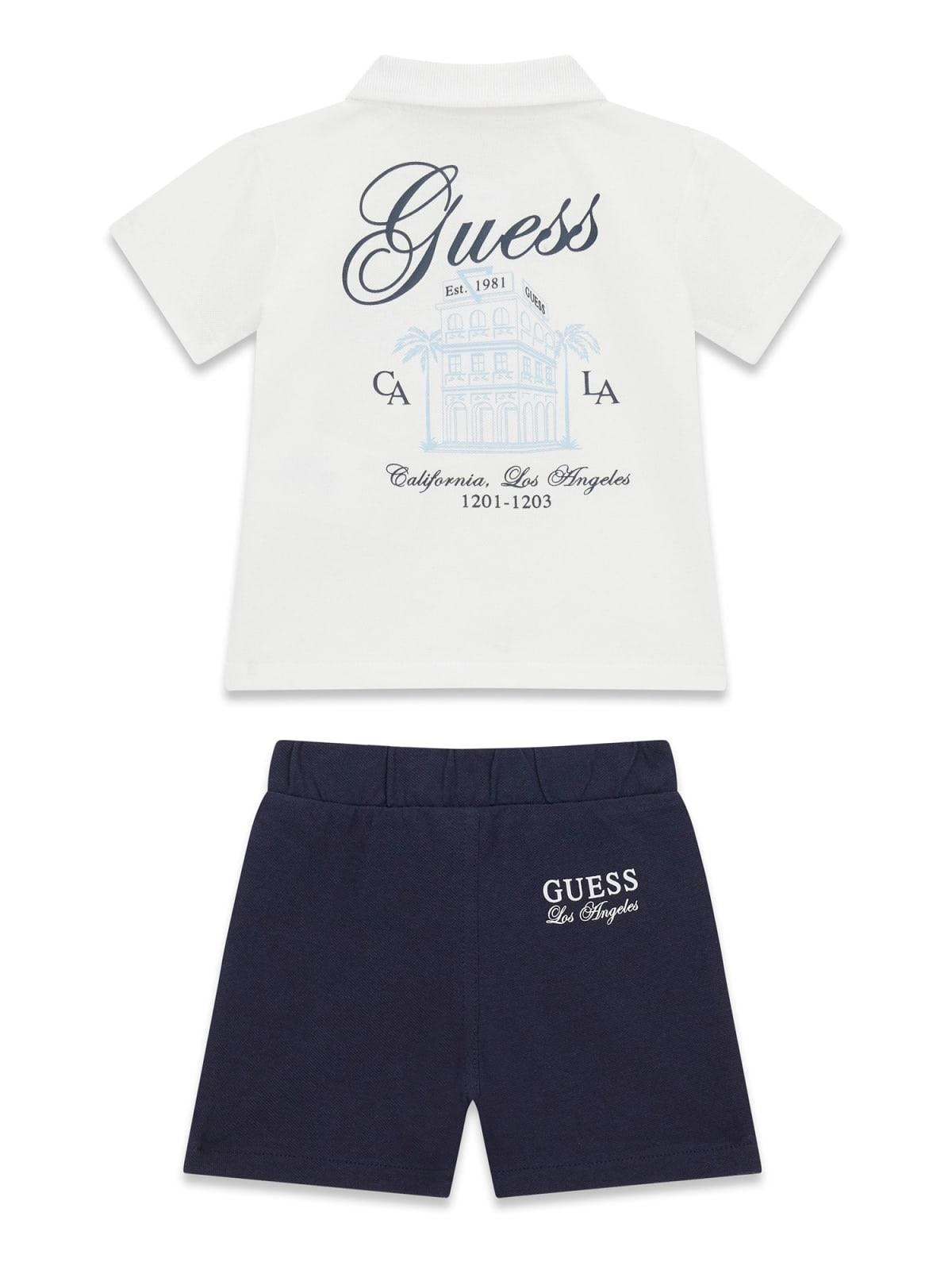 Completo polo e bermuda neonato Guess 