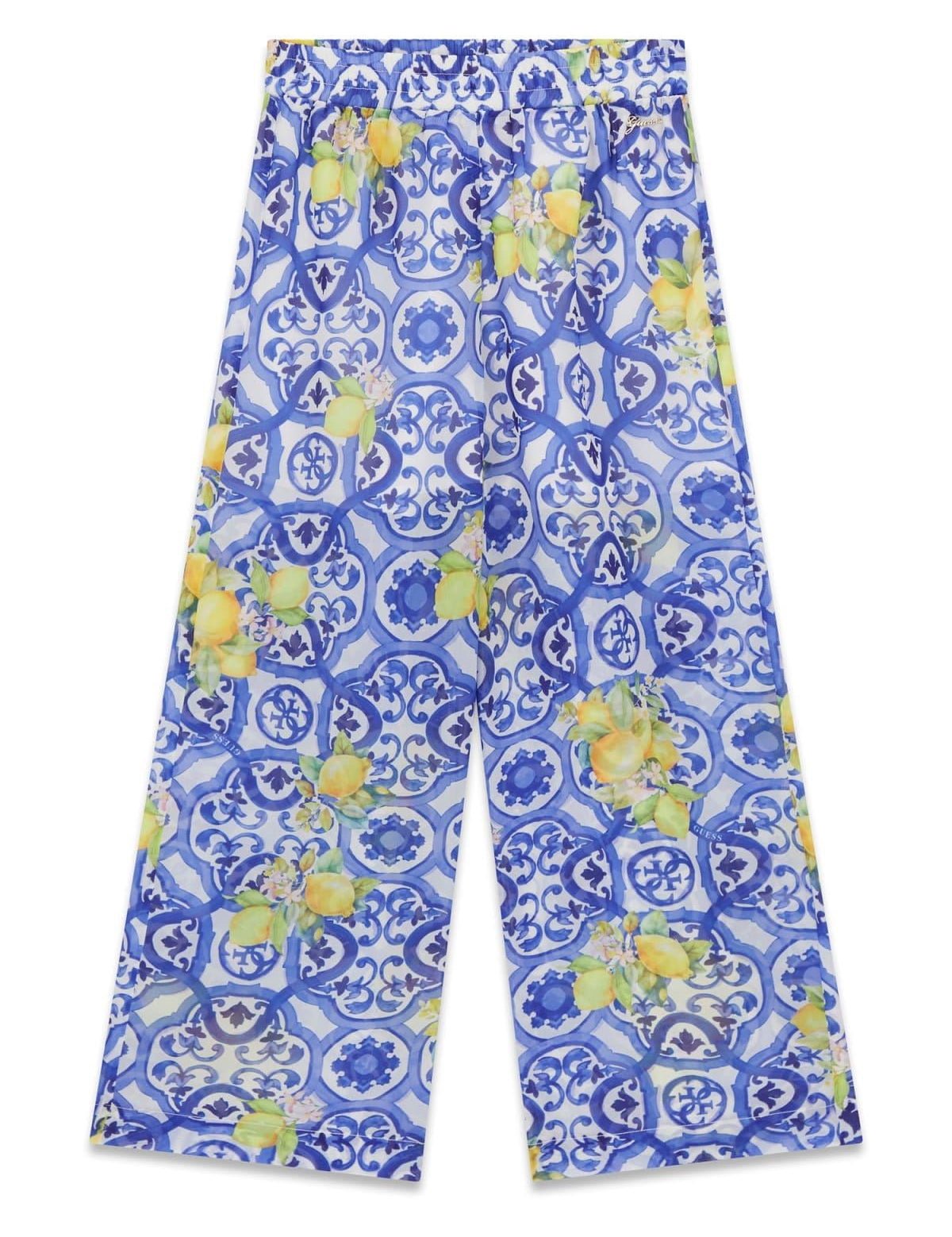 Pantalone chiffon palazzo ragazza Guess 