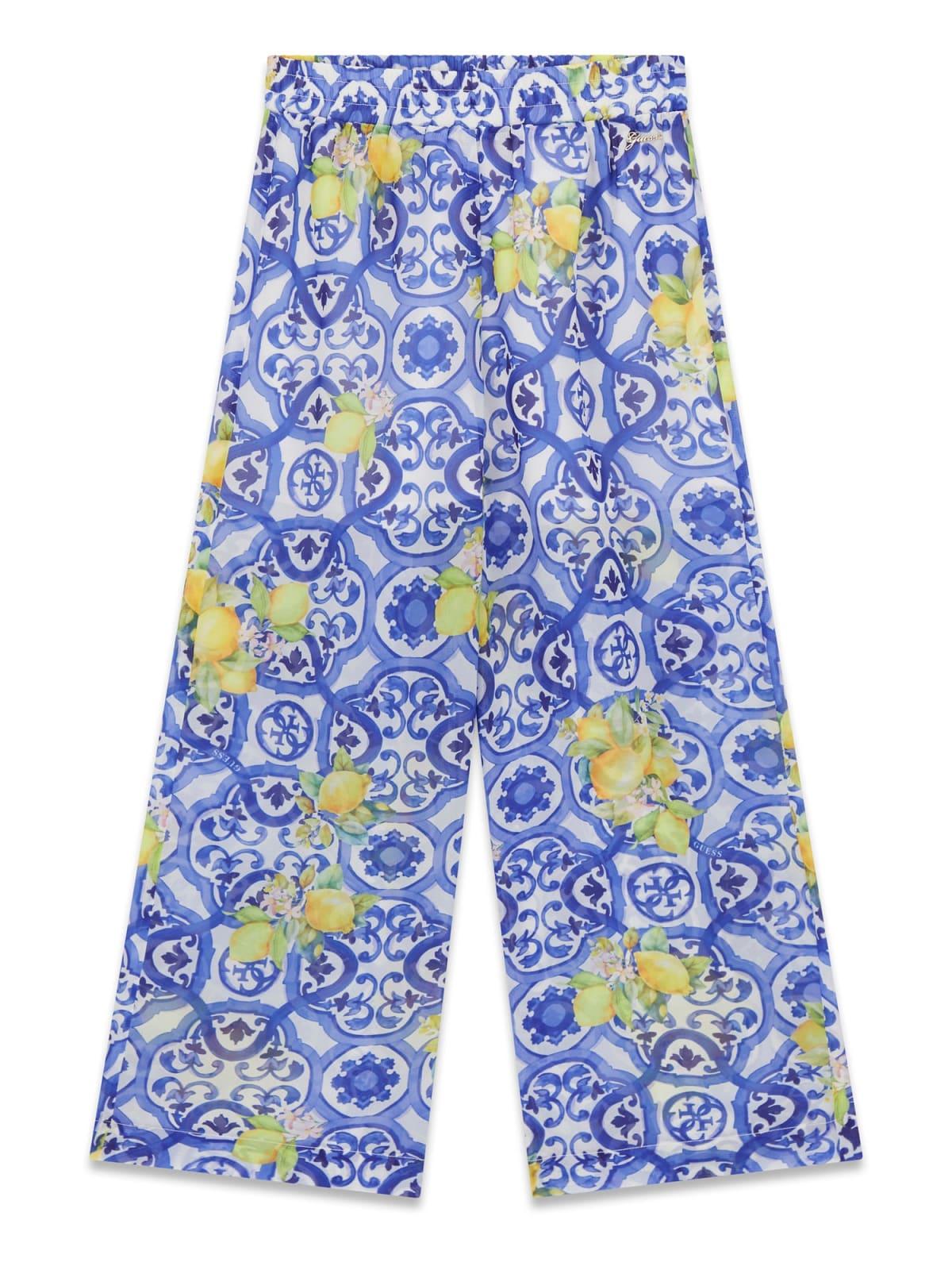 Pantalone chiffon palazzo ragazza Guess 