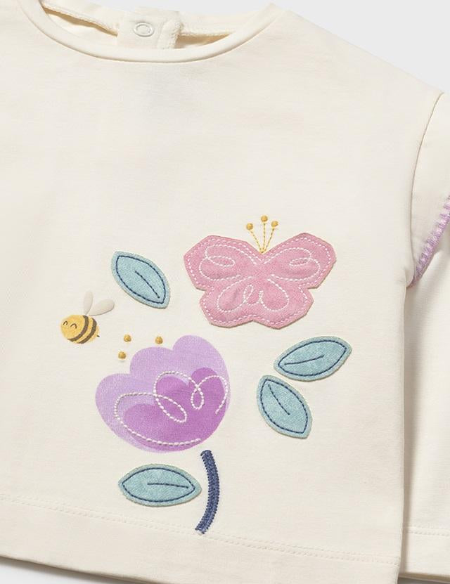 Maglietta stampata neonata 