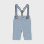 Pantalone lungo bretelle neonato 