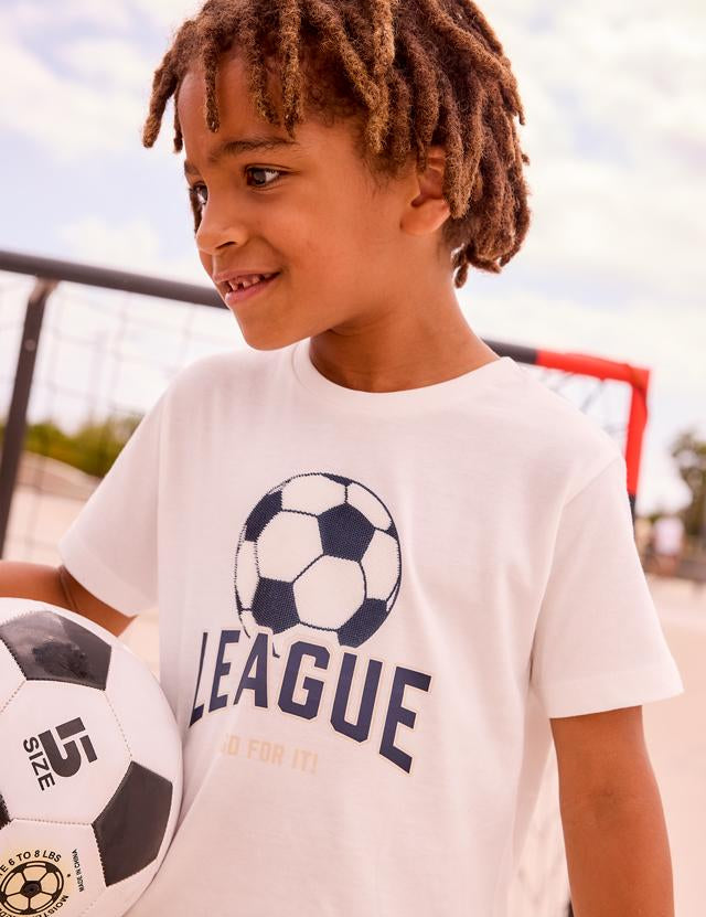 Maglietta stampa calcio bambino 