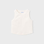 Blusa stampata con top bambina 