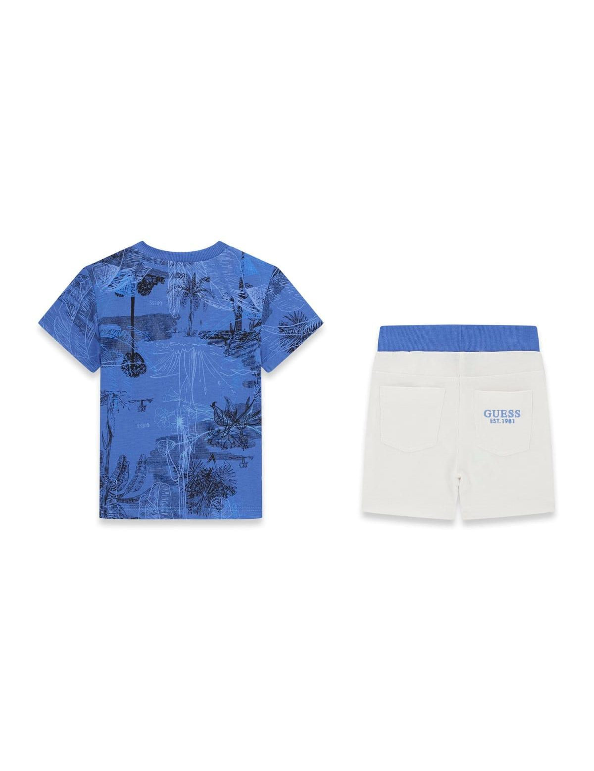 Completo t-shirt e bermuda neonato Guess 