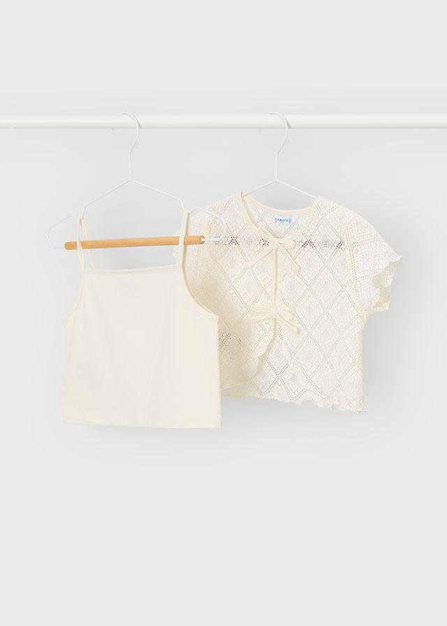 Maglietta 2  pezzi crochet 