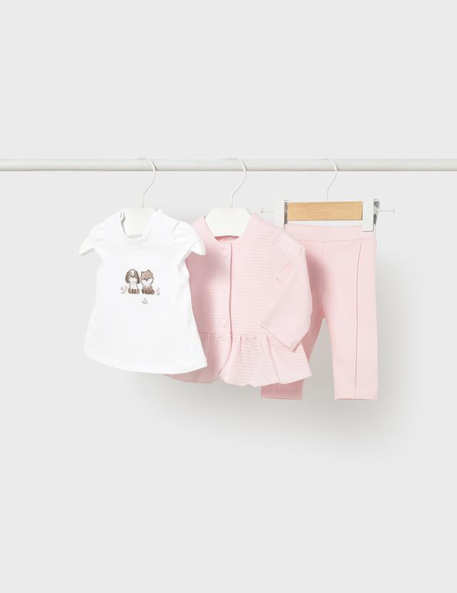 Completo 3 pezzi con giacca neonata 