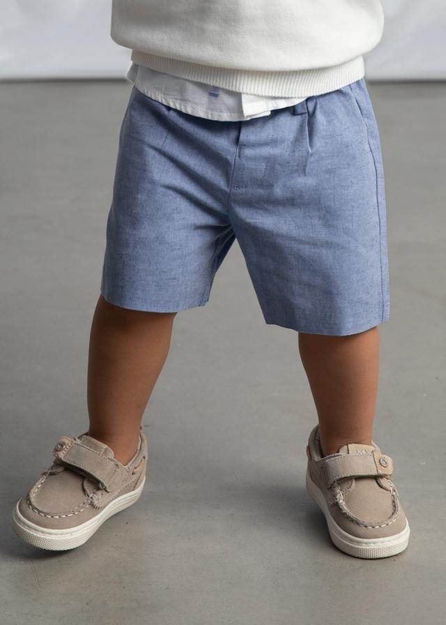 Bermuda in lino elegante neonato 