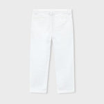 Pantalone lungo morbido chino in lino bambino 