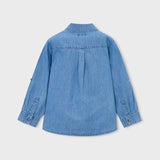 Camicia jeans manica lunga bambino 