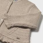Cardigan volant tricot neonata mayoral 