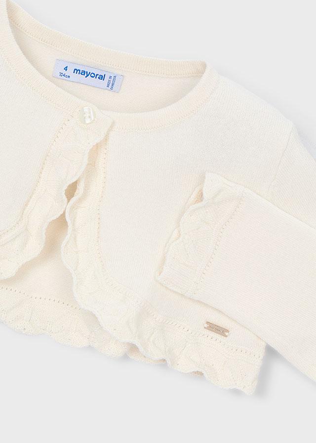 Cardigan tricot basic bambina 