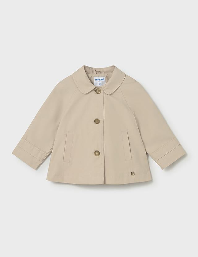 Giacca modello trench neonata 