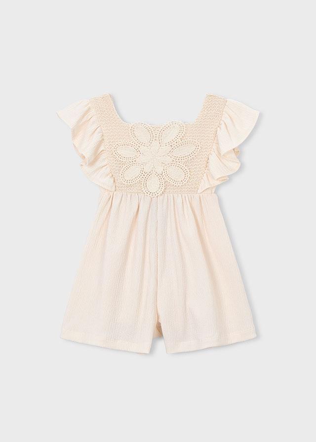 Tuta punto ricamato bambina 