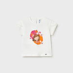 Maglietta stampa neonata<BR/> 