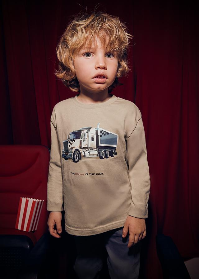 Camiseta m/l "truck"baby bambino Mayoral 