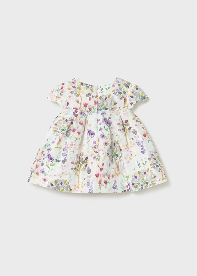 Vestito stampato cerimonia neonata 