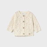 Cardigan in maglia neonata mayoral 