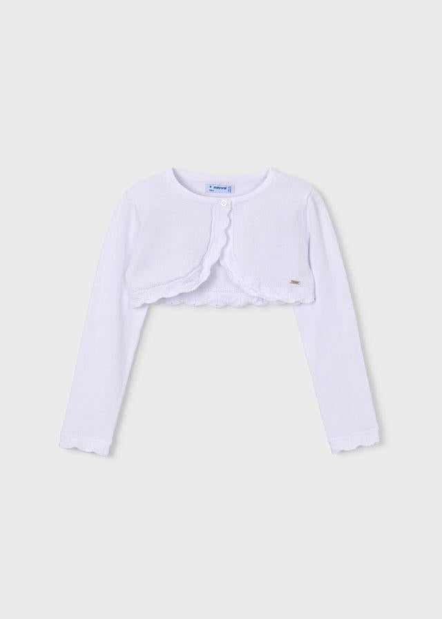 Cardigan tricot basic bambina 