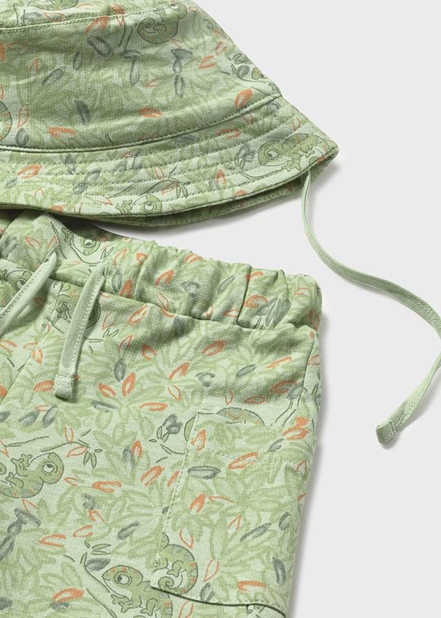 Completo in maglia 3 pezzi con cappello neonato 