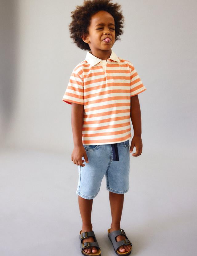 Bermuda jogger jeans bambino 
