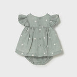 Vestito con copripannolino neonata 