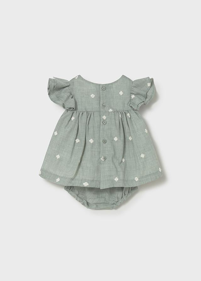 Vestito con copripannolino neonata 