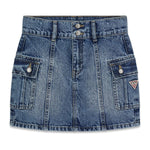 Gonna in denim cargo ragazza Guess 