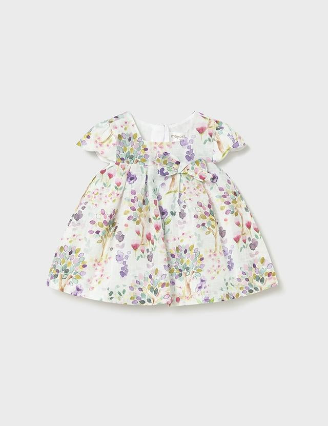 Vestito stampato cerimonia neonata 