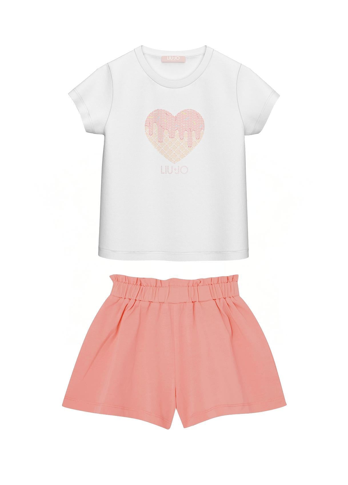 Completo T-Shirt+Short bambina LiuJo 