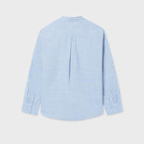 Camicia manica lunga colletto alla coreana ragazzo 