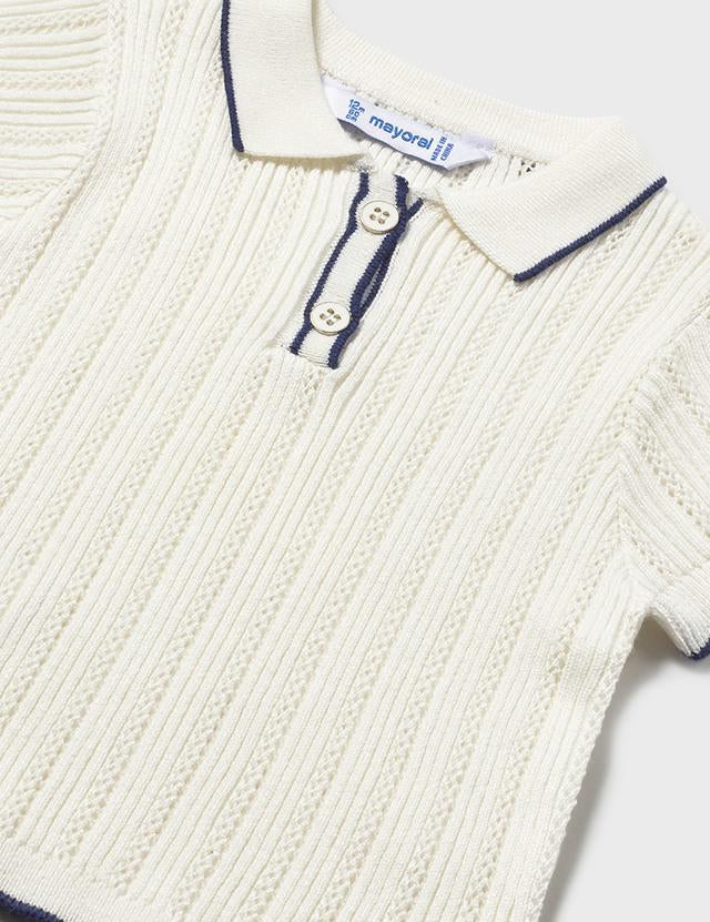 Polo tricot neonata 