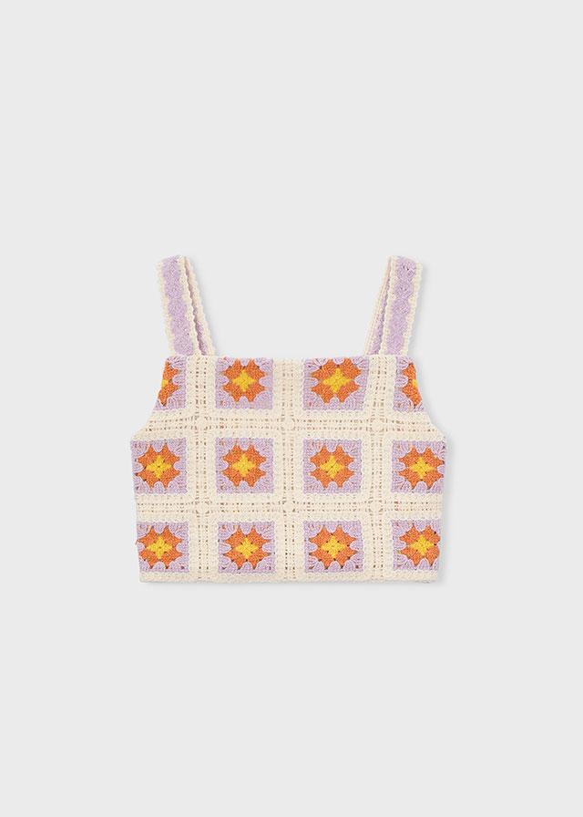 Top crochet bambina 