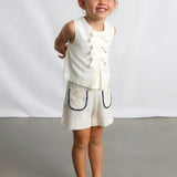 Pantaloncino tasche bambina 