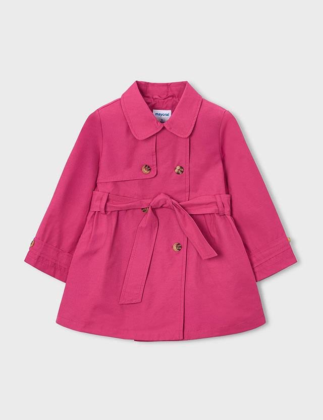 Trench con cintura bambina 