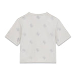 T-shirt logata con strass ragazza Guess 