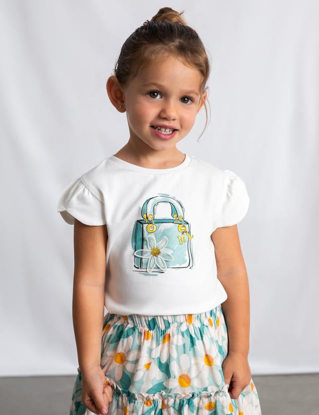 Maglietta serigrafia bambina 