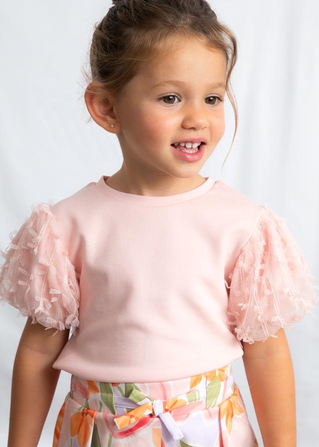 Maglietta tulle bambina 