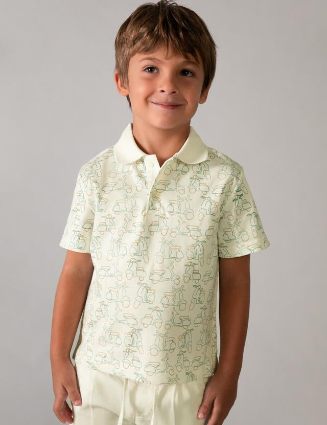 Polo stampata bambina 