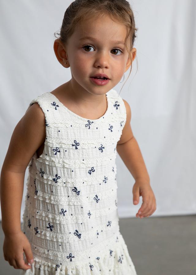 Vestito punto bambina 