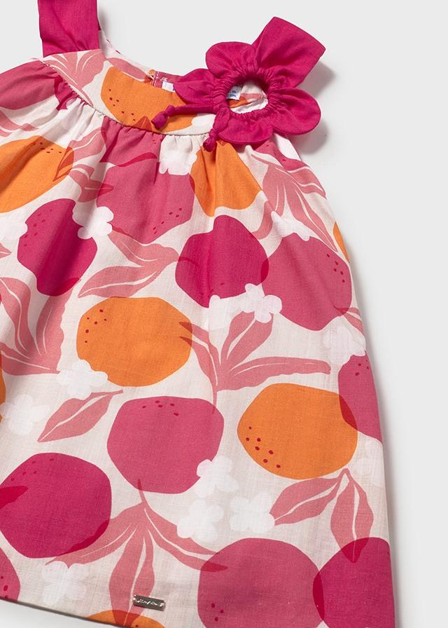 Vestito stampa floreale neonata 