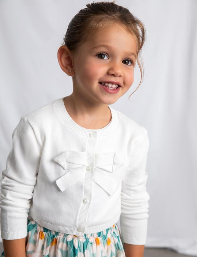 Cardigan tricot basic bambina 