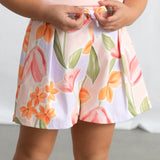 Gonna pantalone con pieghe pantalone bambina 